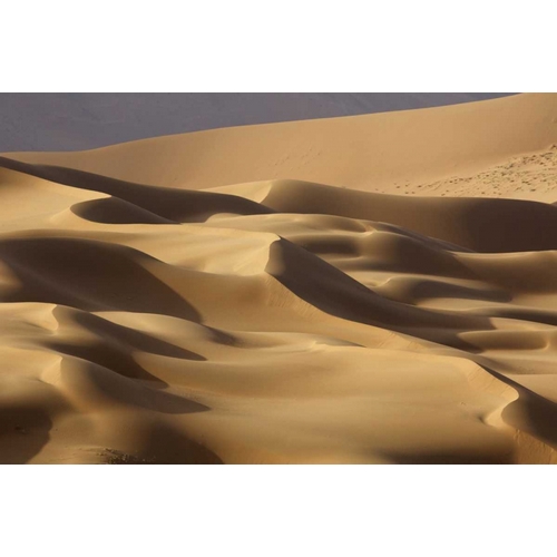 China, Badain Jaran Abstract of desert shapes